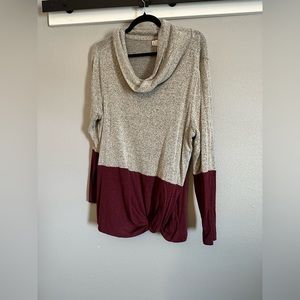 Cowl Neck Tee